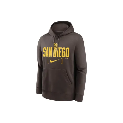 nike SAN DIEGO PADRES Клуб Slack Свитшот Мужской Коричневый
