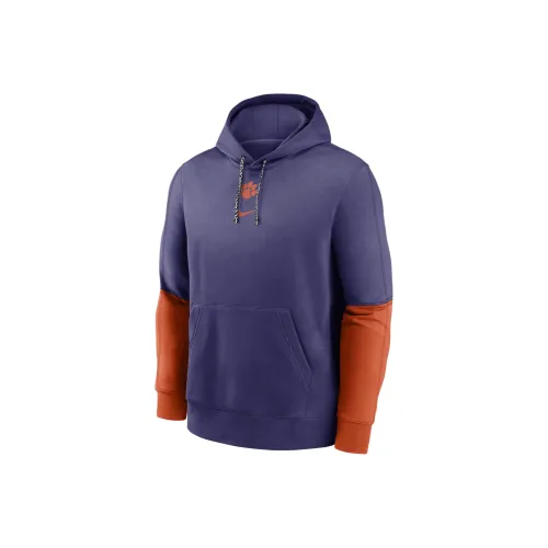 nike CollegeClemson FW24 Клуб Свитшот Мужской Фиолетовый