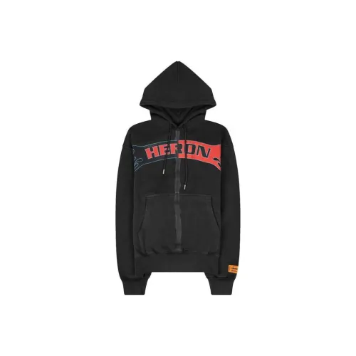 HERON PRESTON Мужские черные свитшоты