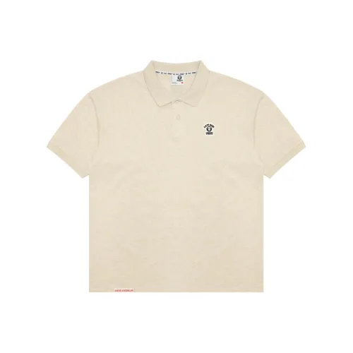 AAPE BG2 Бежевый Желтый Мужская Поло