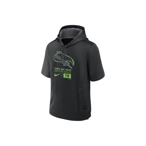 Nike MLB Коллаборация Tampa Bay Rays Городской Connect Толстовка Tampa Bay Rays Мужской Черный