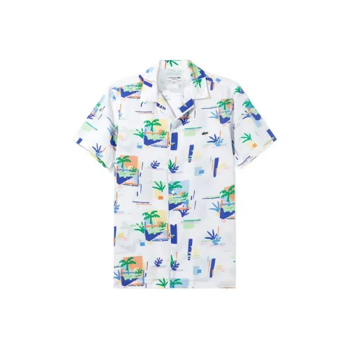 LACOSTE Collaboration Белая Мужская Рубашка
