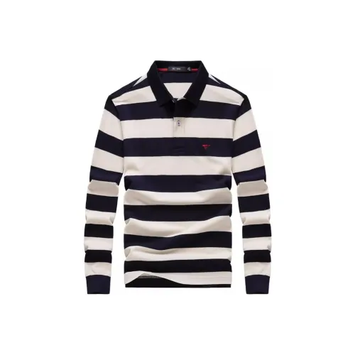 SEPTWOLVES Поло Мужское Темно-синий