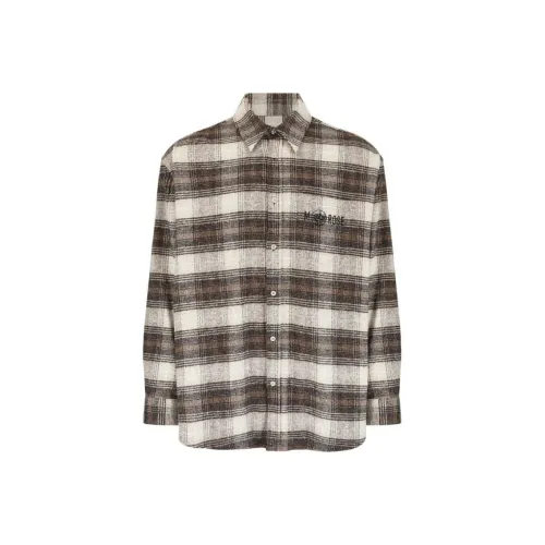 MARTINE ROSE FW24 Рубашка Унисекс Коричневый