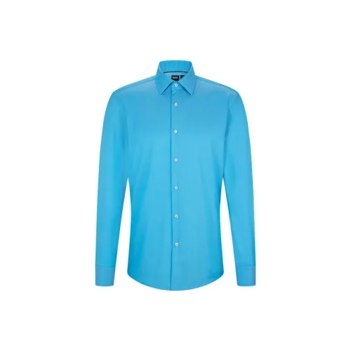 Hugo Boss Мужские Синие Рубашки