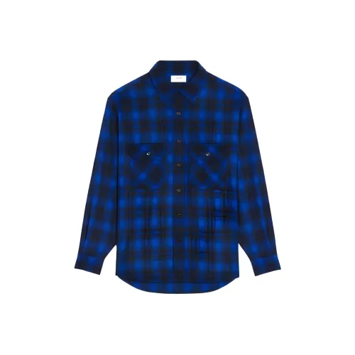 CELINE Мужские Синие Рубашки