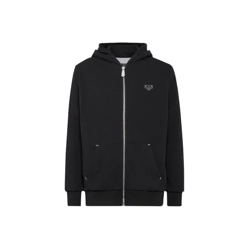 PHILIPP PLEIN Мужские черные свитшоты