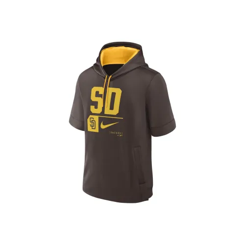 Nike SAN DIEGO PADRES Tri Code LOCKUP Толстовка Мужской Коричневый