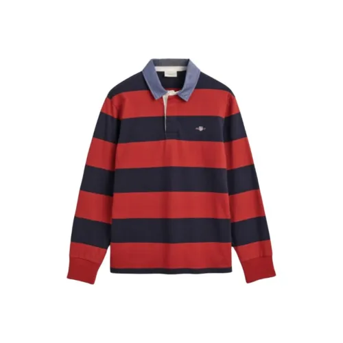 GANT Red Men's Polo Shirt GANT Красный Мужская Поло Рубашка