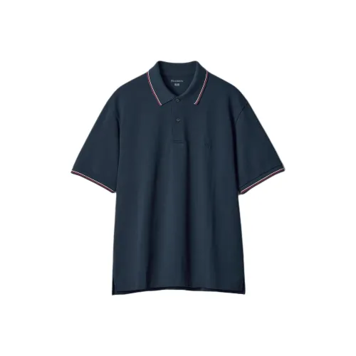UNIQLO x JW Anderson SS25 Поло Унисекс Морской Синий