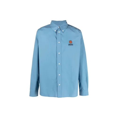 KENZO Мужские Синие Рубашки
