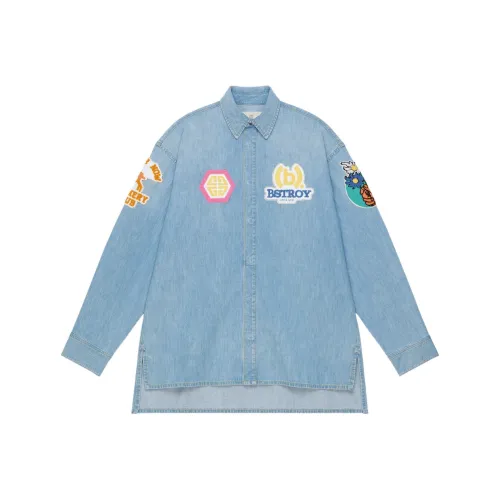 GIVENCHY Светло-синие мужские рубашки