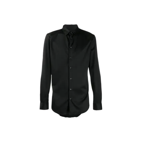 GIORGIO ARMANI Мужские черные рубашки