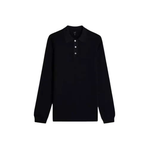 Dunhill Поло Мужское Синий Черный