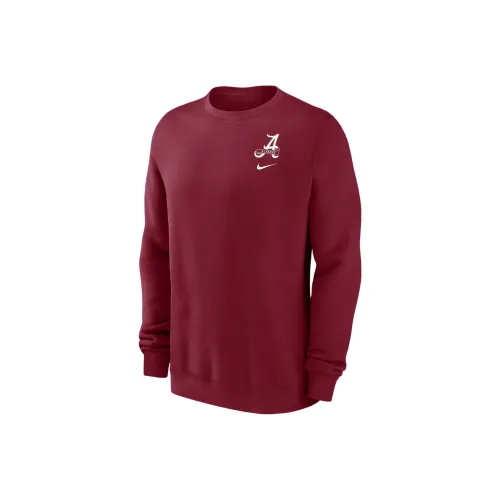 Nike Alabama Club Fleece Свитшот Мужской Темно-Красный