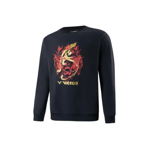 VICTOR Черный Унисекс Свитшоты