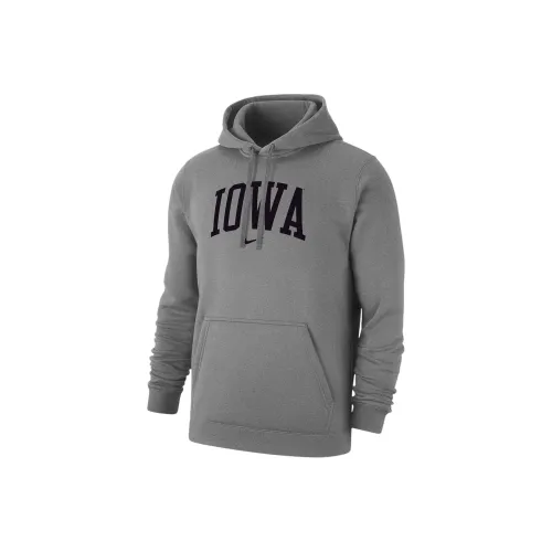 Nike Iowa Club Fleece Свитшот Мужской Темно-Серый