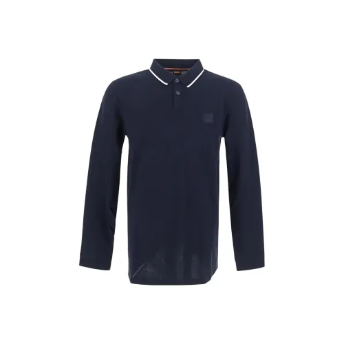 Hugo Boss Мужская поло синего цвета