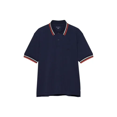 UNIQLO Темно-синяя мужская рубашка поло