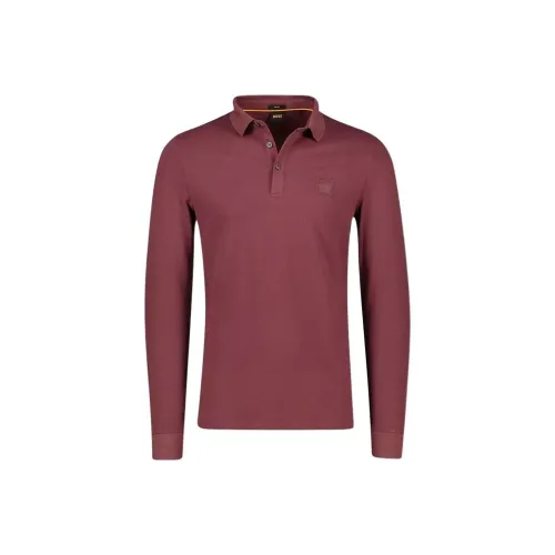 Hugo Boss FW22 Поло Мужское Цвет Румяна