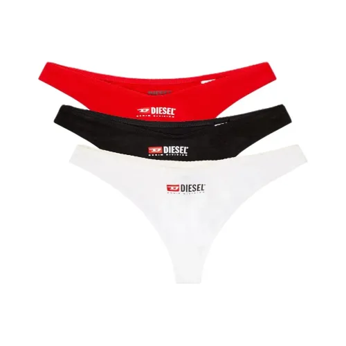 DIESEL 3 Pack Белый+Черный+Красный Женские Стринги