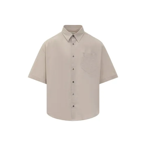 AMIPARIS Рубашка Мужская Светло-Коричневая