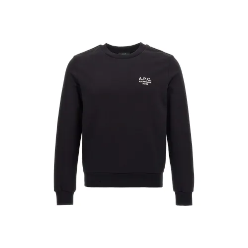 A.P.C. Joint Paragraph Черные Мужские Толстовки