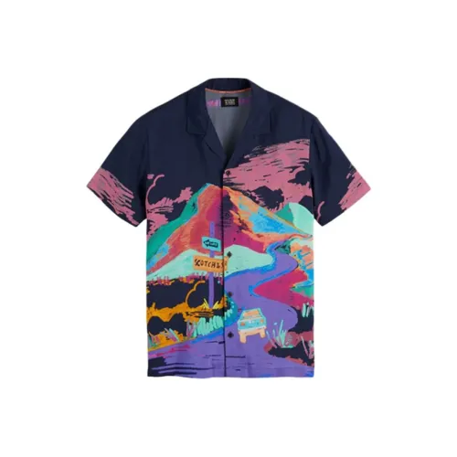 Scotch&Soda Многоцветные Мужские Рубашки