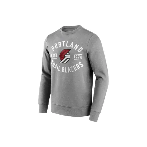 NBA True Classic Свитшот Portland Trail Blazers Мужской Серый