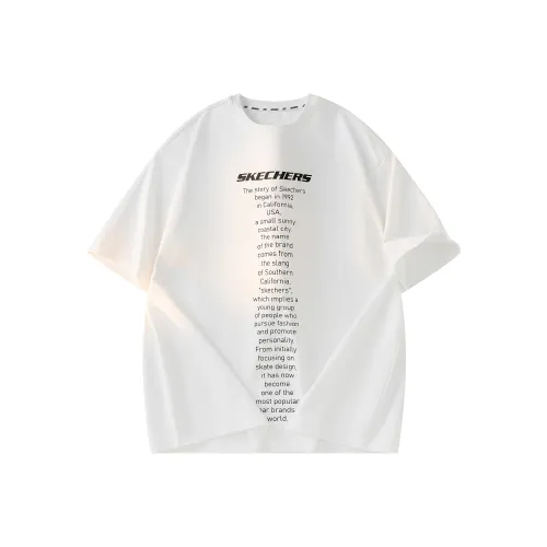 Skechers T-Shirt Унисекс Белый 0019