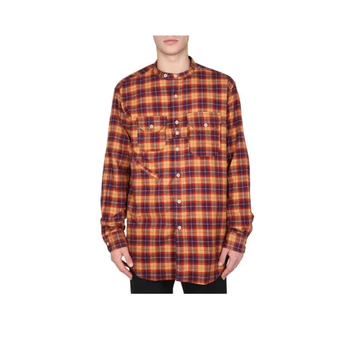 Рубашка унисекс коричневого цвета в сотрудничестве с Engineered Garments