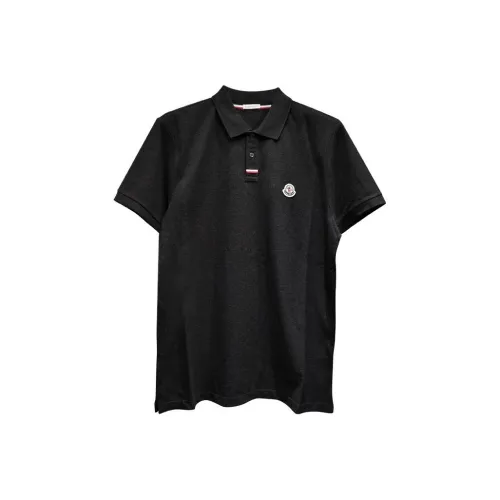 MONCLER Мужская черная поло