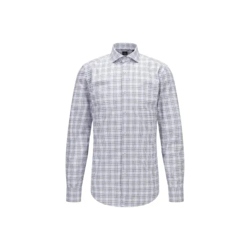 Hugo Boss Серые Мужские Рубашки