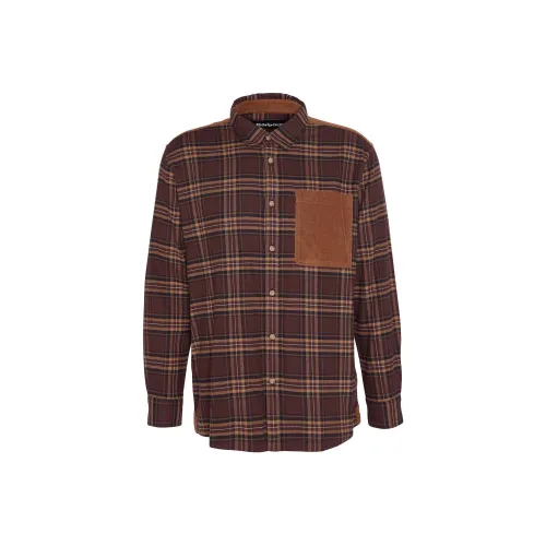 BARBOUR Коричневый Мужские Рубашки
