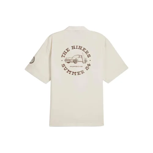 PUMA Porsche Legacy Crews Рубашка Мужская Горный Снег