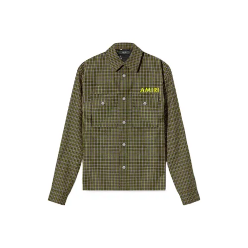 AMIRI Зеленые Мужские Рубашки