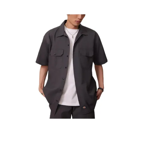 Dickies Темно-серые Мужские Рубашки
