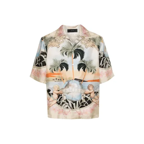 AMIRI Бежевые Мужские Рубашки