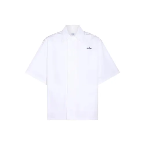 Off Белый Мужская Рубашка