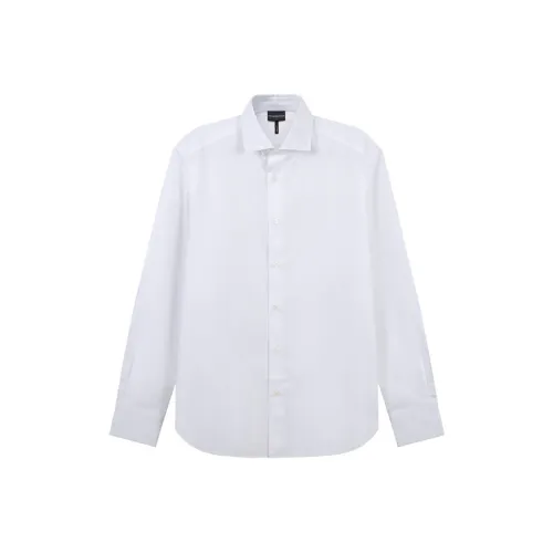 EMPORIO ARMANI Длинный рукав рубашка мужская белая
