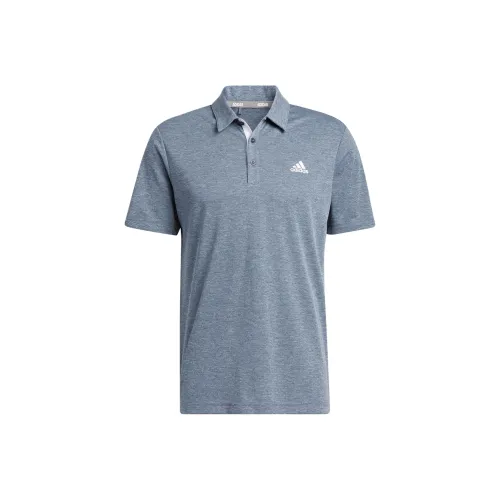 Adidas Performance Drive Heather Polo Polo Men's College Темно-синий