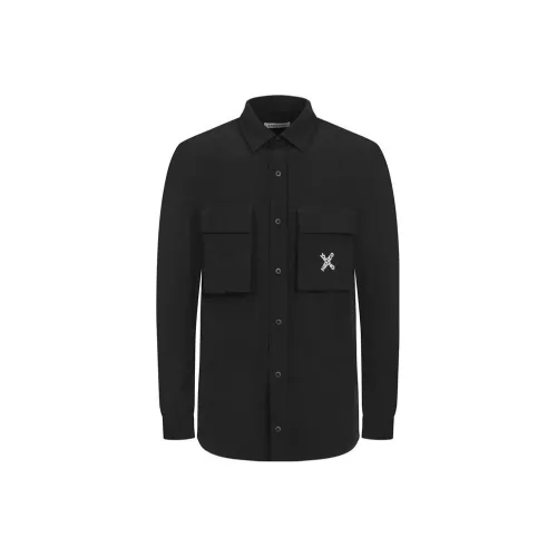 KENZO Мужские Черные Рубашки