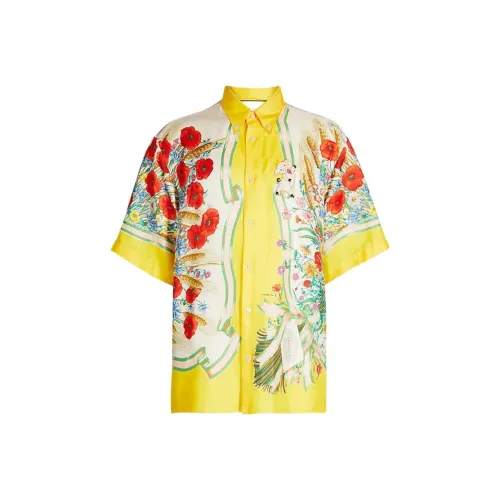 GUCCI Желтые Мужские Рубашки