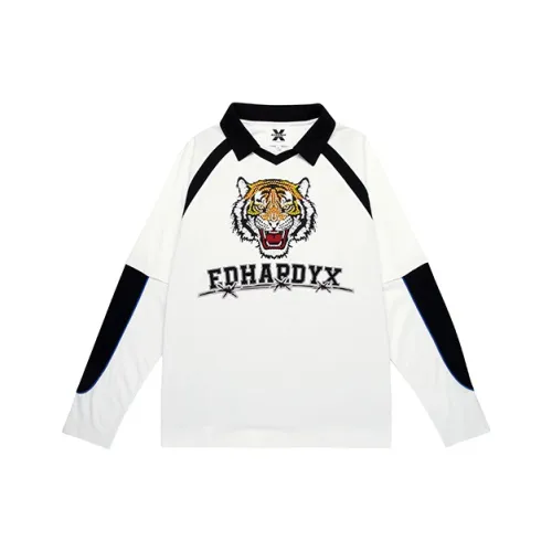 ED HARDY X Черное унисекс-поло