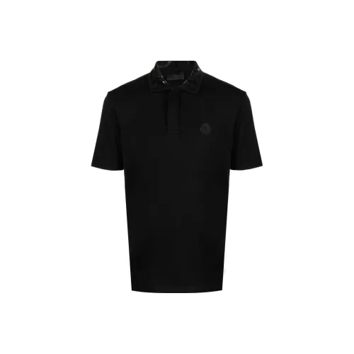 MONCLER Мужская черная поло