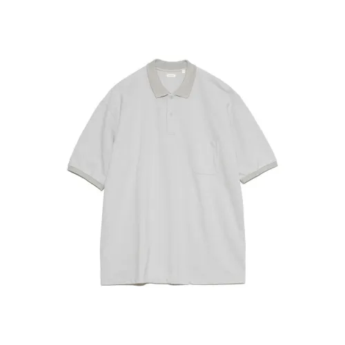 Nanamica SS25 Поло Унисекс Light Бежевый