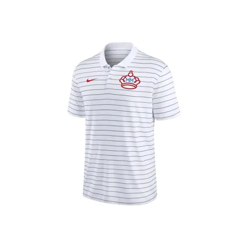 Nike Белый Красный Мужская Поло