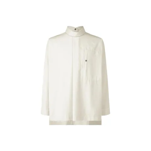 ISSEY MIYAKE Белые Мужские Рубашки