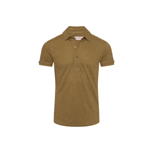 Orlebar Brown Поло Мужское Agave Зеленый