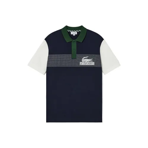 LACOSTE Collaboration Темно-синяя мужская рубашка polo